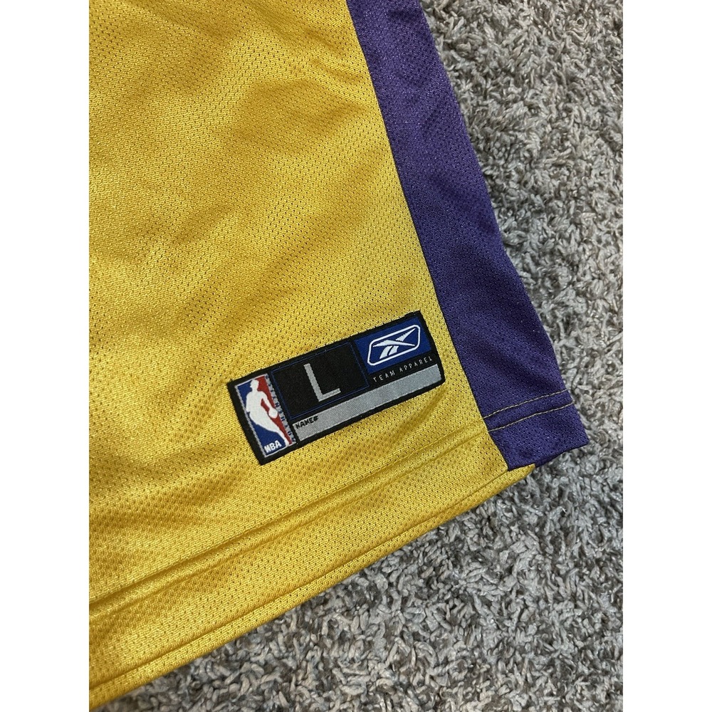 Kobe Bryant Jersey Size L 14-16 Reebok NBA Los Angeles Lakers Vintage Basketball - Picture 6 of 6